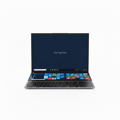 Dual screen laptop 1 - white background